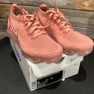 Nike Vapormax Flyknit Rust Pink size 8